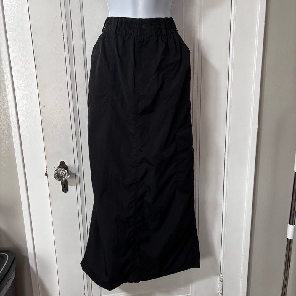 Aerie offline new maxi skirt Elegant Black Maxi Skirt Medium
